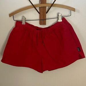 Classic Patagonia Baggies in Red Size Medium